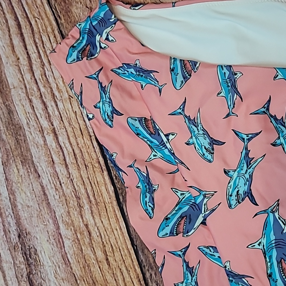 MeUndies Colorful Shark Print Bikini - Picture 10 of 13